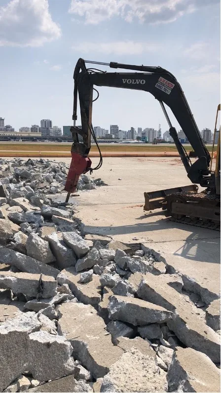 Obra executada pela GA de Almeida