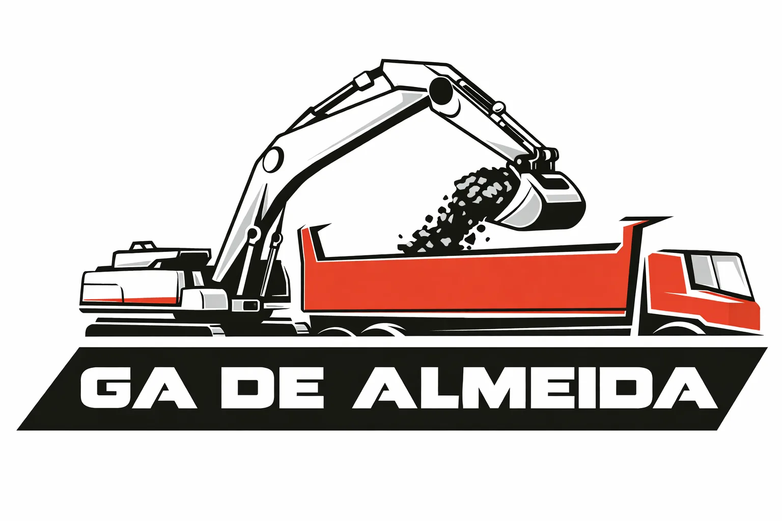 Logo da GA de Almeida Demolição e Terraplenagem